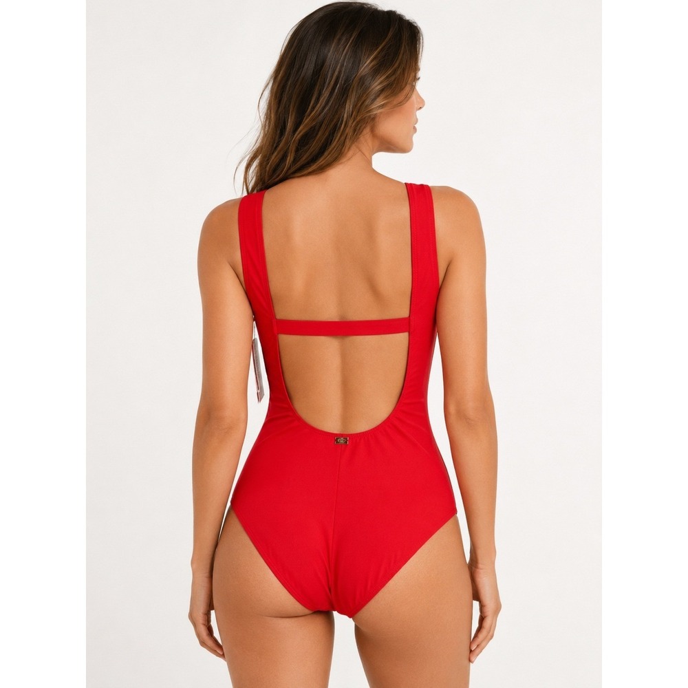 NWT Amoressa by Miraclesuit Discotheque Andy Red Shaping Underwire Swimsuit 6 - Picture 2 of 16
